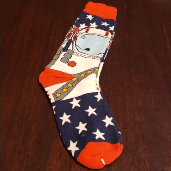 Astronaut Cosmonaut Outer Space Socks Unisex Adult - Picture 2 of 2